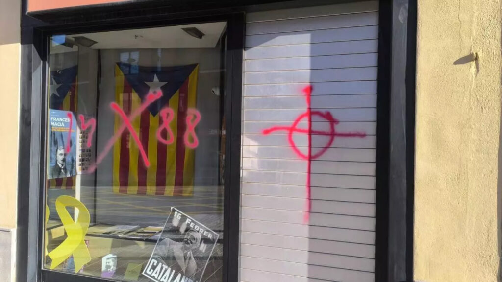 El local d'ERC a Sant Fruitós és a la carretera de Vic
