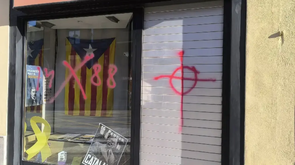 El local d'ERC a Sant Fruitós és a la carretera de Vic / ERC